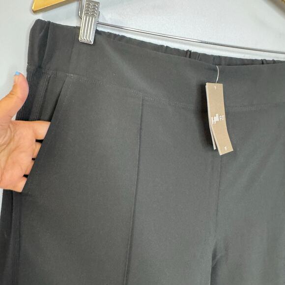 J. Jill Fit Kalamata Stretch Pants Black Lightweight Stretch Pull-on L New - Picture 9 of 11